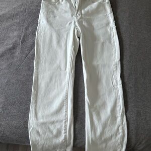 Good American Ivory Denim Pants